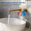 Robinet de salle de bain mural, robinet de salle de bain monocommande avec bonde-125423836