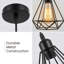 1 - Light Black Geometric Pendant-1605466577