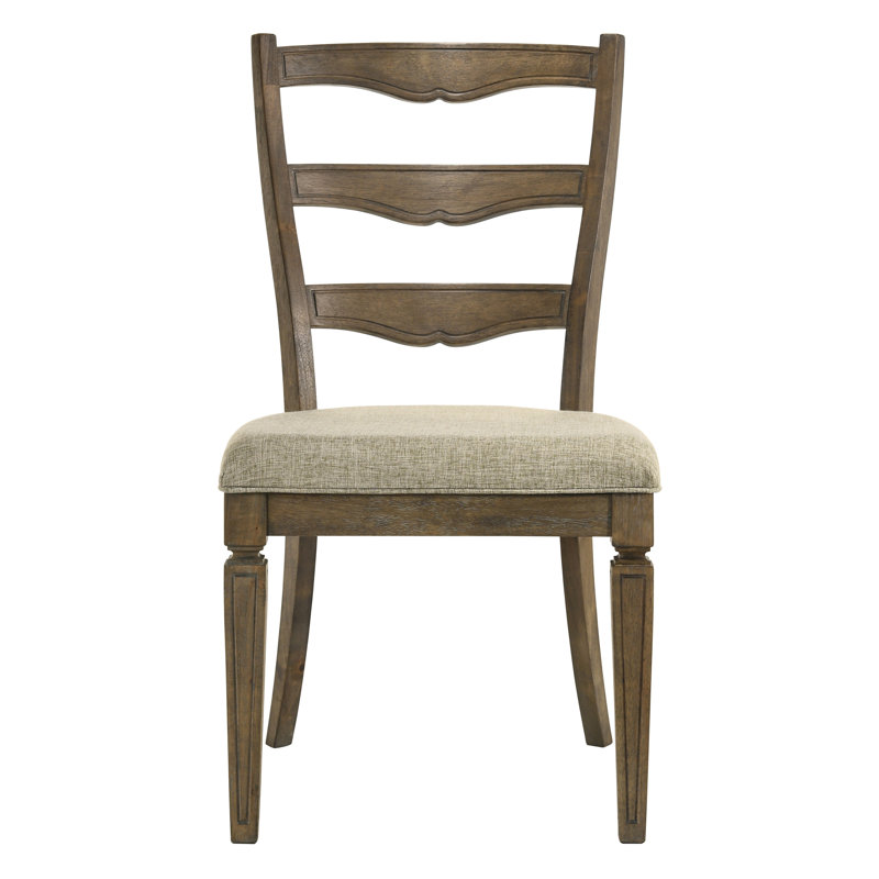 Chaise d'appoint avec dossier échelle (ensemble de 2)