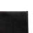 Custom Size Machine Washable Anti-Slip Latex Back Soft and Cut Pile Low Weight Brampton Black Runner Rugs-1979430314
