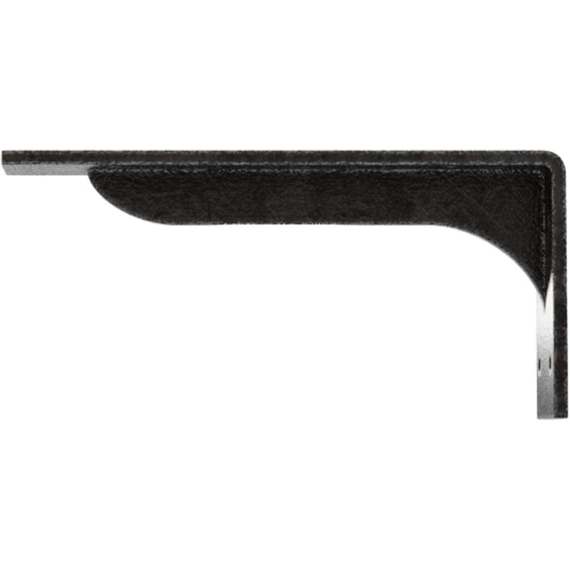 2"W x 10"D x 4 3/4"H Embrey Steel Bracket, Antiqued Pewter, Antiqued Pewter, 4.75" H x 2" W x 10" D