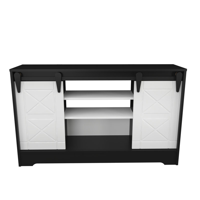 Meuble télé pour téléviseur de 60 po ou moins Klowey, Gris foncé