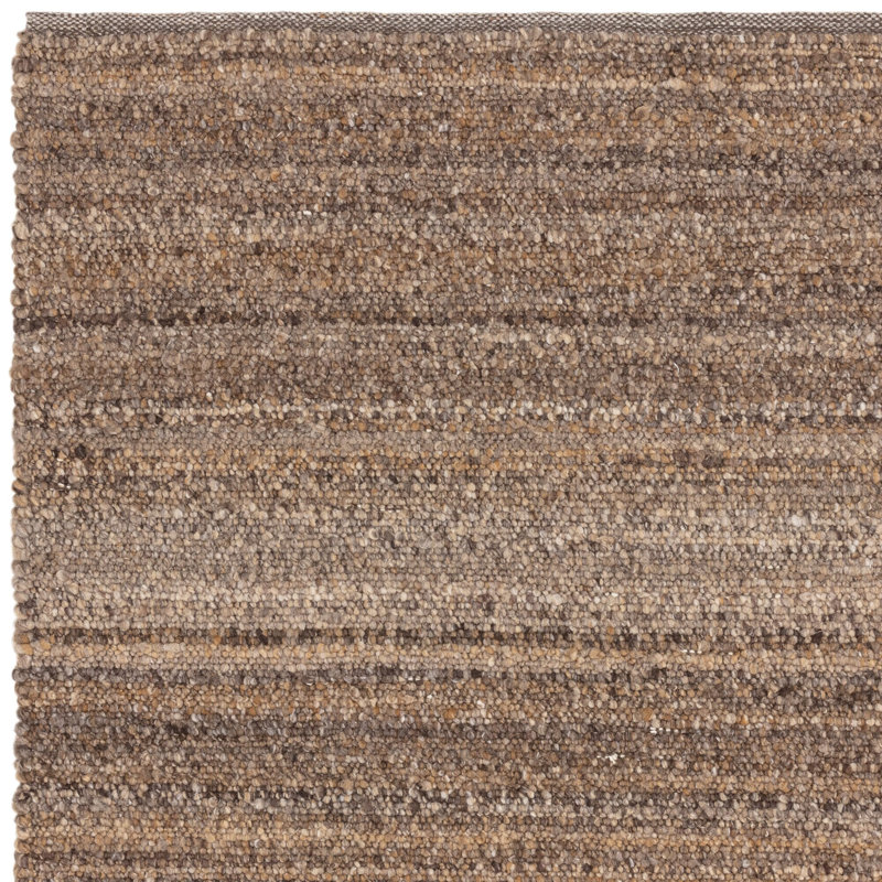 Somme Solid Colour Hand Woven Area Rug, Rectangle 200 x 290cm