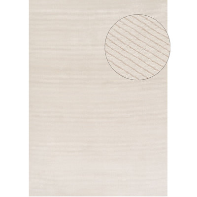Carmel Modern Striped Cream Area Rug