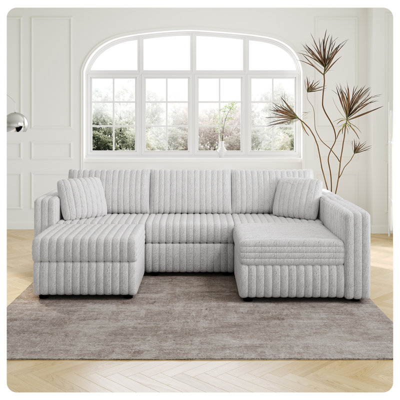 Canapé moelleux Soft Rabbit, 4, Gris