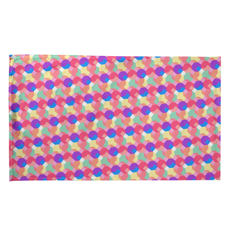 Tea Towel Kitchen Towel, Poly Twill, Purple
