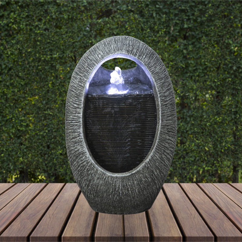 Fontaine en résine Denett avec lumière