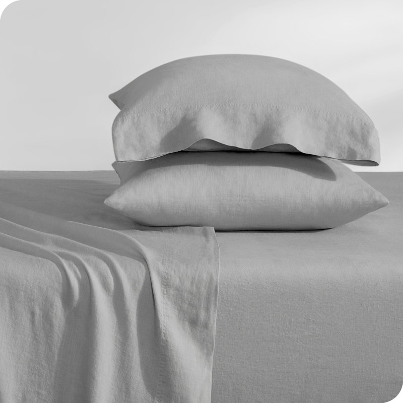Indigo Queen Organic Linen Sheet Set