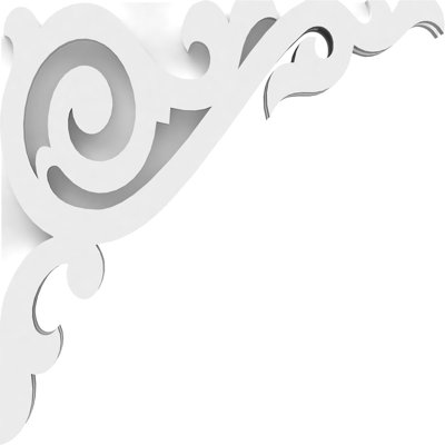1 7/8"W X 12"D X 12"H Baile Architectural Grade PVC Corbel