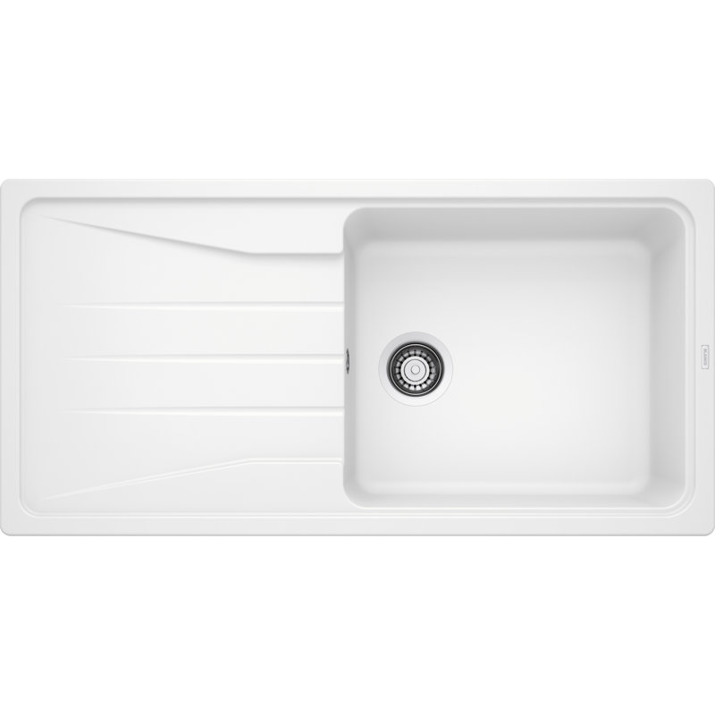 Sona Inset Kitchen Sink, White