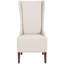 Chaise d'appoint rembourrée en lin Bacall-33246058