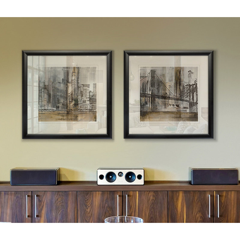 " Empire Twilight " 2 - Pieces, Black Framed