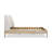 Cloey UPHOLSTERED KING BED IVORY BOUCLE SMOKE OAK-124539765-124539767