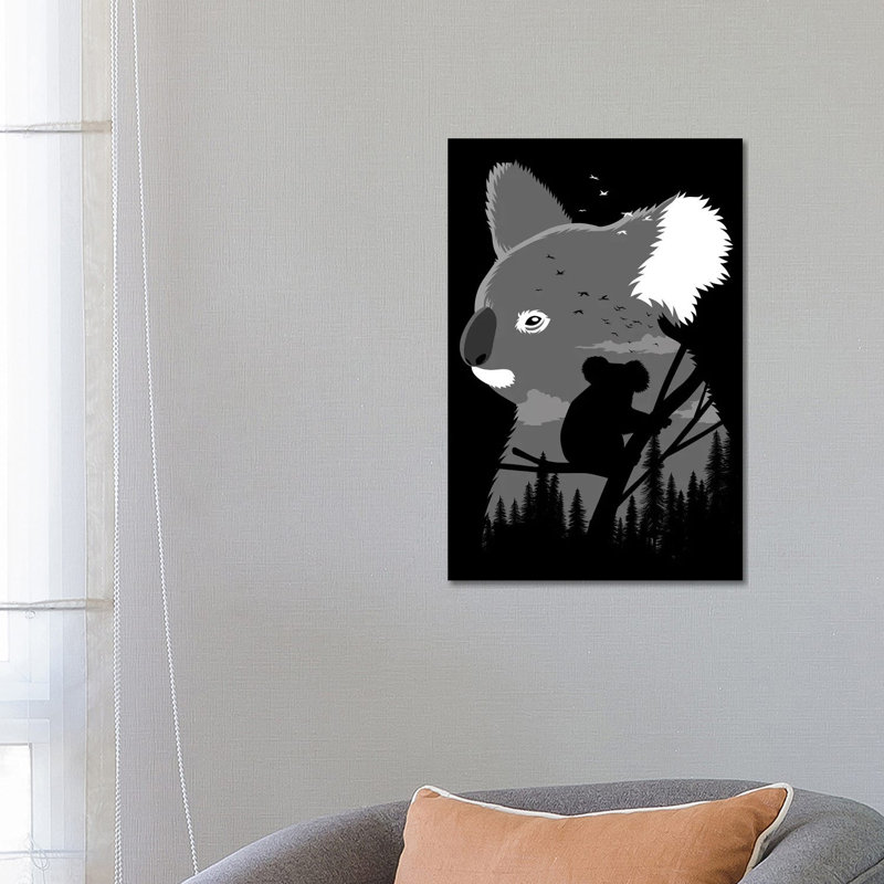 Koala Australia by Alberto Perez - Wrapped Canvas Print, 66.04cm H x 45.72cm W x 1.905cm W