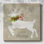 «Gather Plaid Cardinal Wreath», reproduction sur toile-584202090