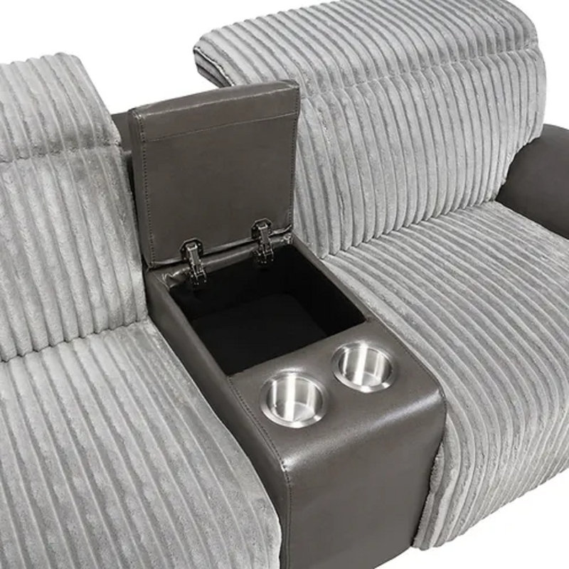 Ensemble de canapé inclinable 3 pièces Angolemi
