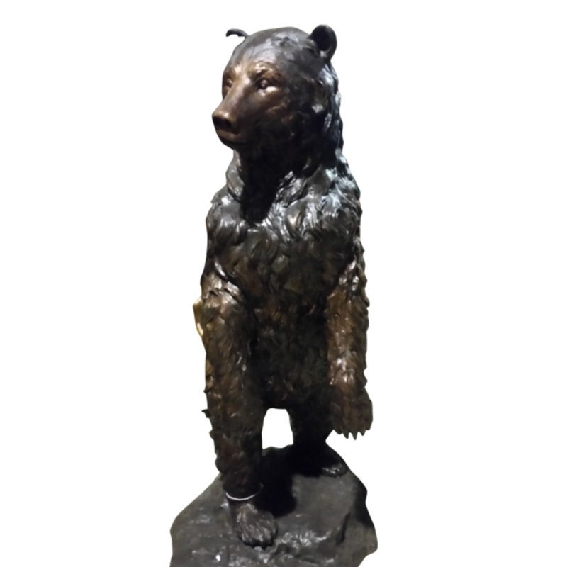 Bear Metal Garden Statue