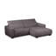 Almontiser Cozzy Reclining Corner Sofa in Curdouy Velvet Fabric-2083540564-2084426454