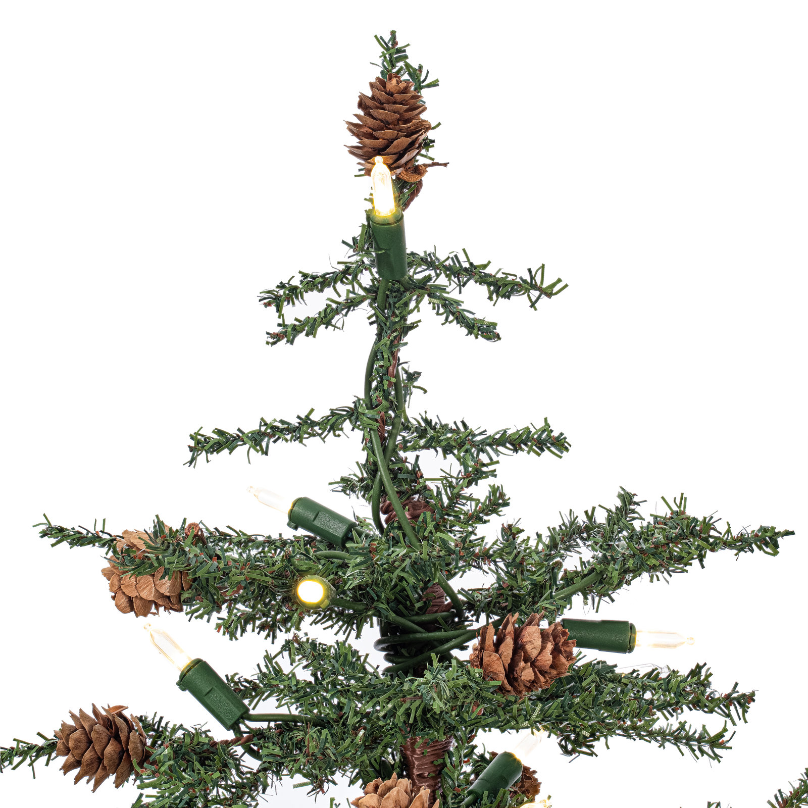 Julieta Pre-Lit Pine Christmas Tree, 3' H
