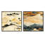 Marozas - Ensemble de 2 collages carrés abstraits-101859366-101859370