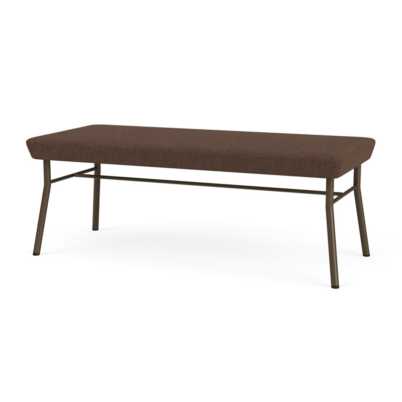 Banc en métal 2 places Chat, Bronze, Café Archetype