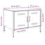 Coffee Table 68x50x50,5 cm Steel-1323977097