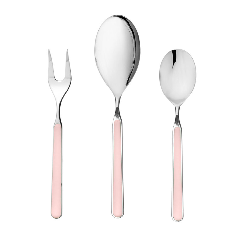 Fantasia 3 Piece Hostess Set, Pale Rose