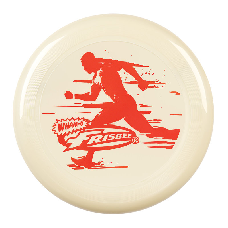 Wham-O Frisbee All Sport Disc 140g, 9,85 pouces, durable et antidérapant pour jeux d'extérieur, Blanc