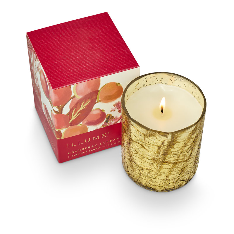 Petite bougie en verre Cranberry Currant