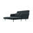 61"W Fabric Convertible Loveseat Sleeper With Pillows-391791847