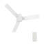 44"  DC Motor 3 - Blade LED Flush Mount Ceiling Fan with Remote Control and Light Kit Included-999325596