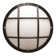 Solus Nautical Round Wall and Ceiling Mount Light with Grid-Style Diffuser Cage