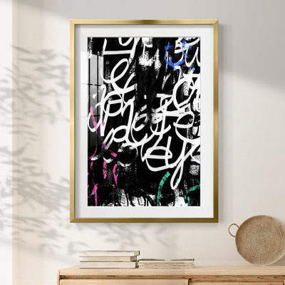 Graffiti Scribe I - impression encadrée