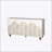 Modern Fluted Sideboard Buffet with Storage, Curved Elements and Strict Lines, 4 Doors Cabinet for Versatile Use-1234951517-1234951512