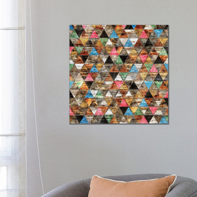 Shabby LCD Chic by Diego Tirigall - Wrapped Canvas Painting