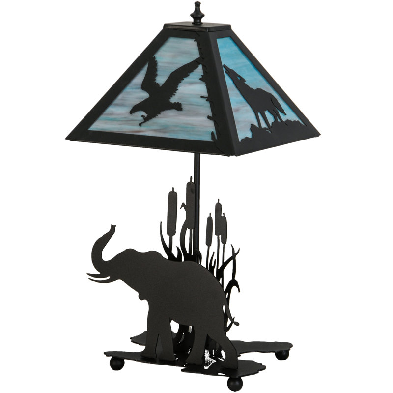 Rustic Lodge Table Lamp