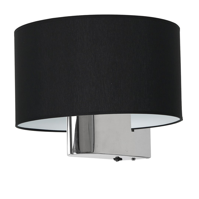 Casino Armed Sconce, Black
