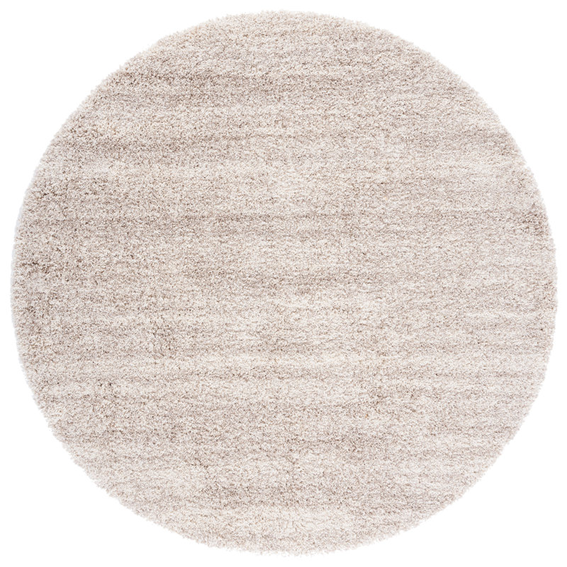 Tapis ivoire Jon-Paul, Rond 4 pi, Ivory/Beige 