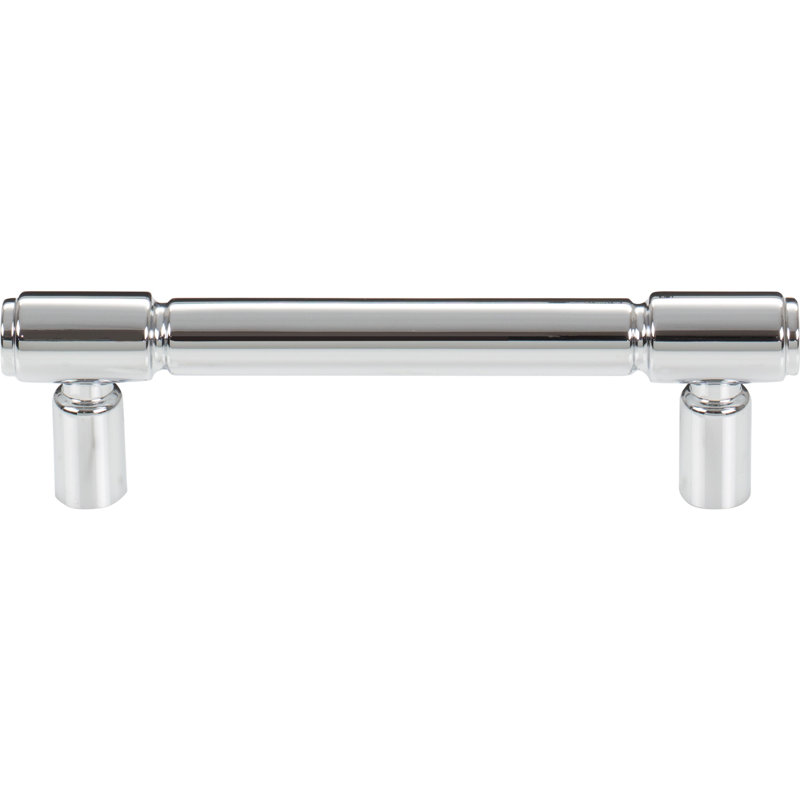 Clarence Bar pull, Polished Chrome, 3 3/4" Center to Center