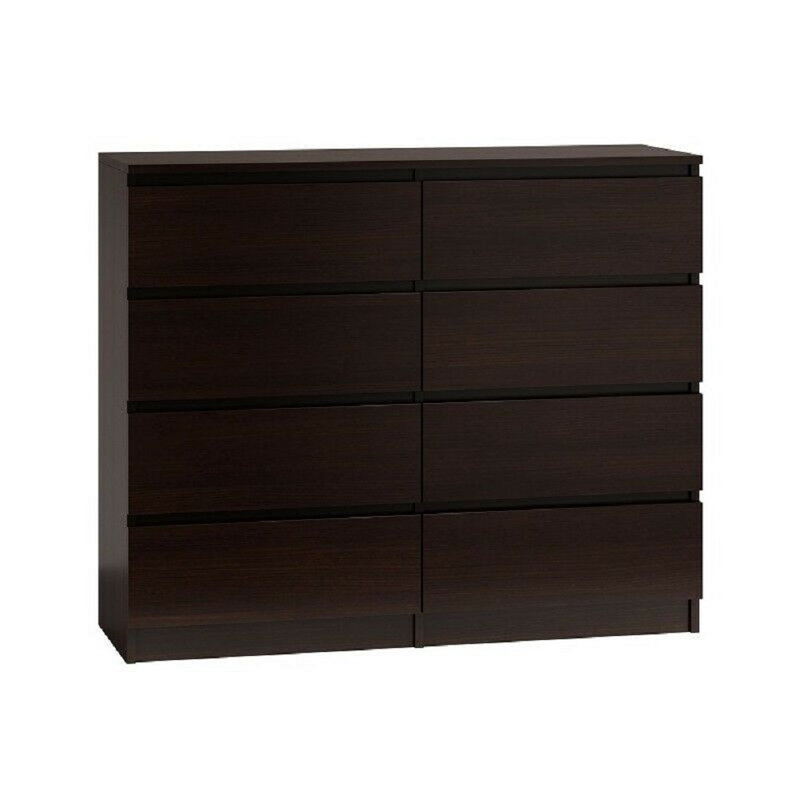 Saffron 120 cm W Chest of 8 Drawers, Wenge