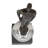Unique 22" Augusta Male Statuary Resin & Stainless Steel Decorative Figurine for Modern Homes