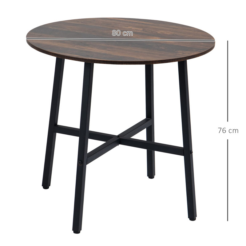 Abdulhay Round Metal Base Dining Table