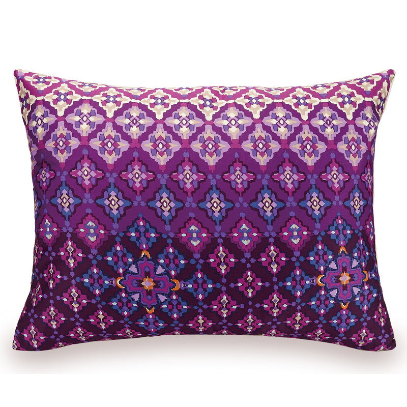 King Purple Cotton Reversible Comforter Set