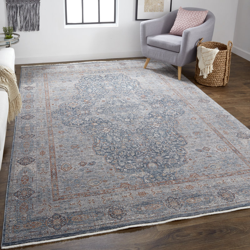 Gilford Oriental Indoor Rug, Rectangle 6'7" x 9'10"