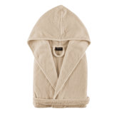 Bee 100% Cotton Waffle Mid-Calf Bathrobe with Pockets and Hood for Kids