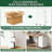 Metal Storage Cabinet on Wheels with 3 drawers and lock