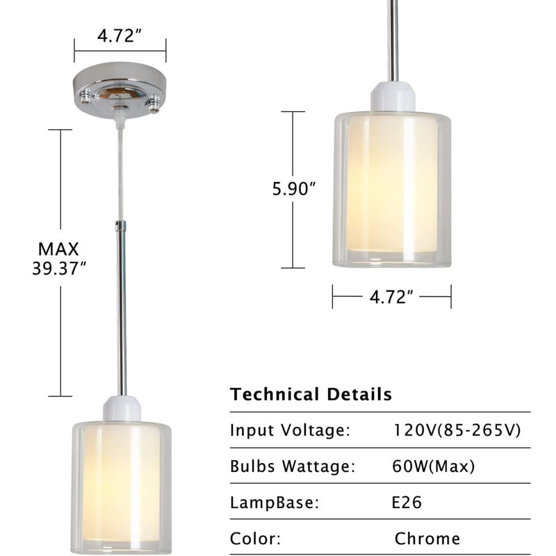 Creosha 1 - Light Single Pendant