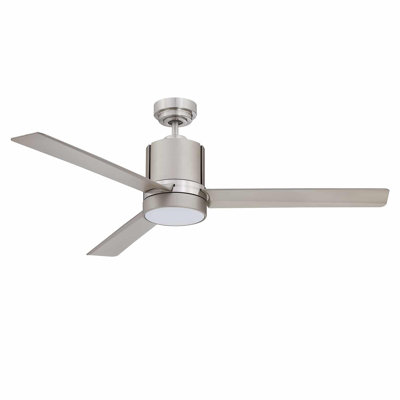 ALLURE 52 Ceiling Fan with LED Light Kit - 3-Blade, Remote Control, Stylish & Efficient