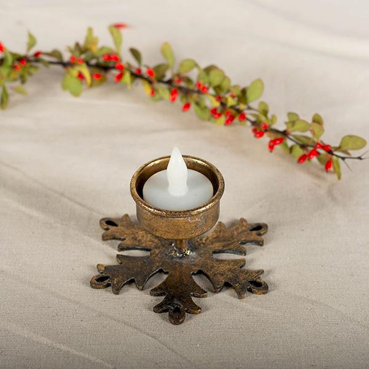 Charlton Home® 1.75'' Metal Tabletop Tealight Holder | Wayfair