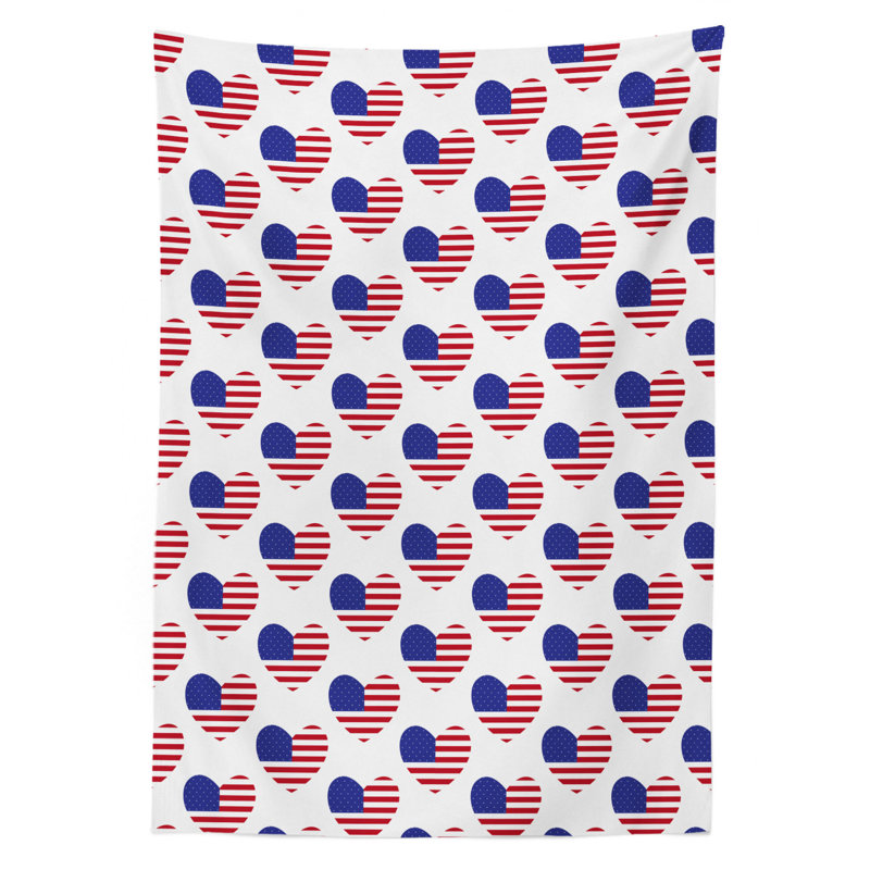 4Th of July Tablecloth, 84" L x 60" W